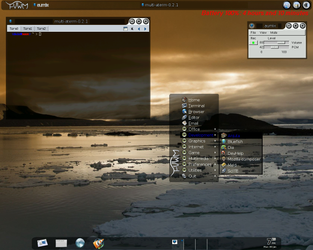 Make a pretty Fvwm desktop on FreeBSD