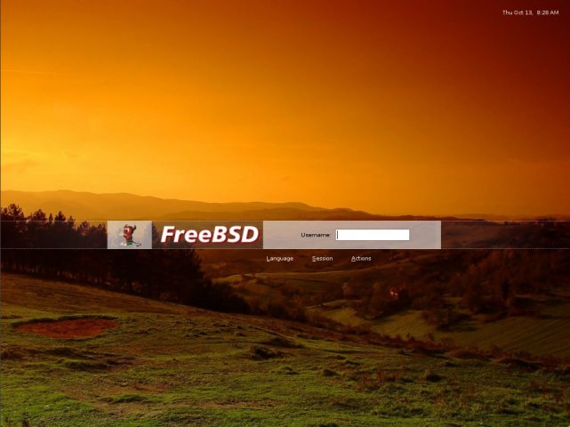FreeBSD GDM Theme